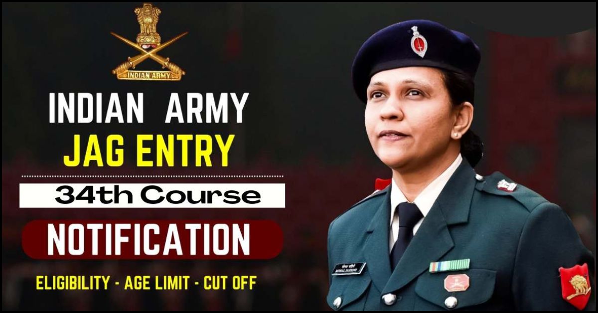 Indian Army JAG 34th Entry Online Form 2024