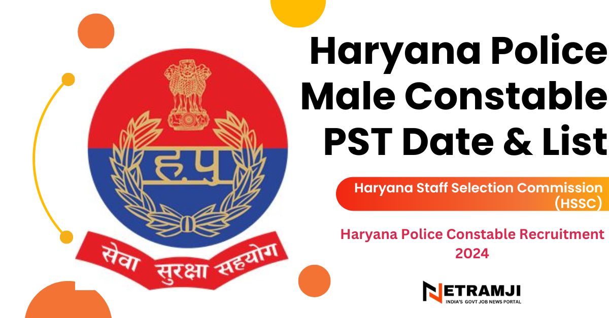 Haryana Police Male Constable PST Date & List