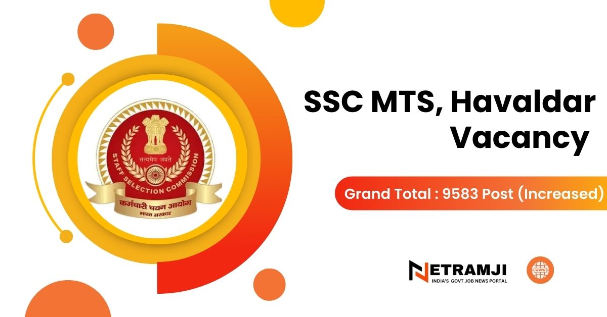 SSC MTS, Havaldar 9583 Vacancy Online Form