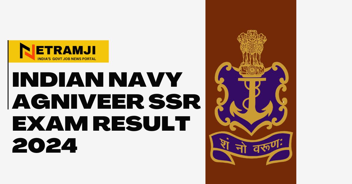 Indian Navy Agniveer SSR Exam Result 2024