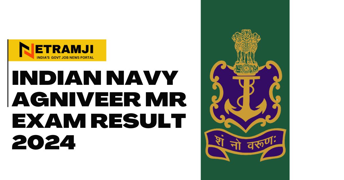 Indian Navy Agniveer MR Exam Result 2024