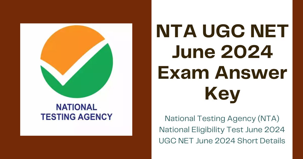 NTA UGC NET June 2024 Exam Answer Key