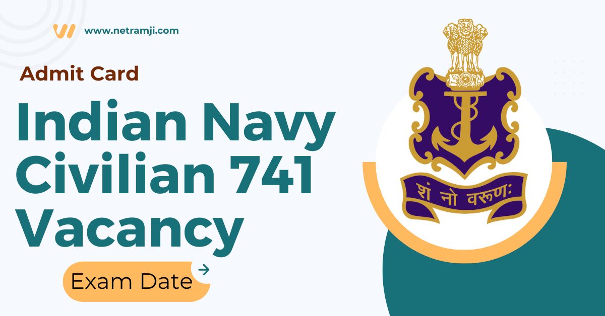 Indian Navy Civilian 741 Vacancy Admit Card