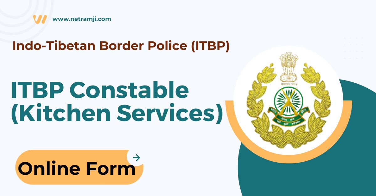 ITBP Constable (Kitchen Services) Online Form