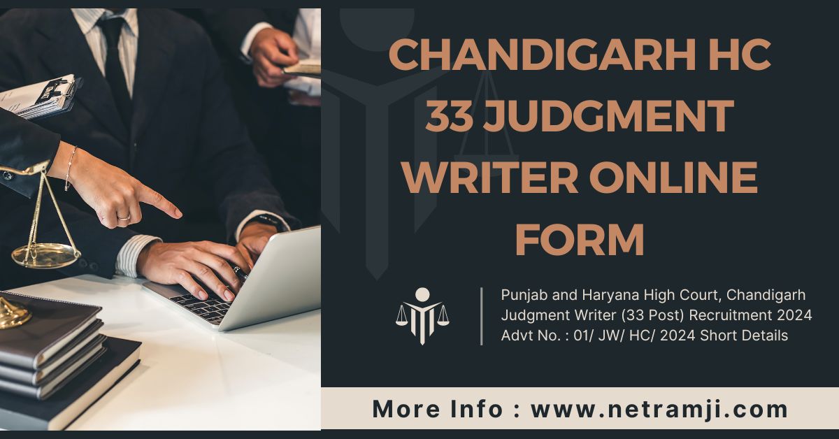 Chandigarh HC 33 Judgment Writer Online Form